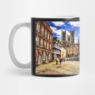 Lincoln Cathedral From Castle Square Mug